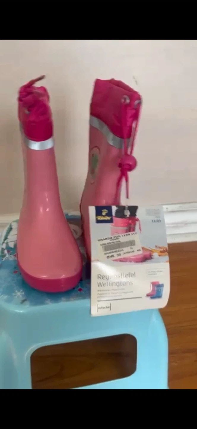 Kids Purple & Pink Rain Boots - photo 4