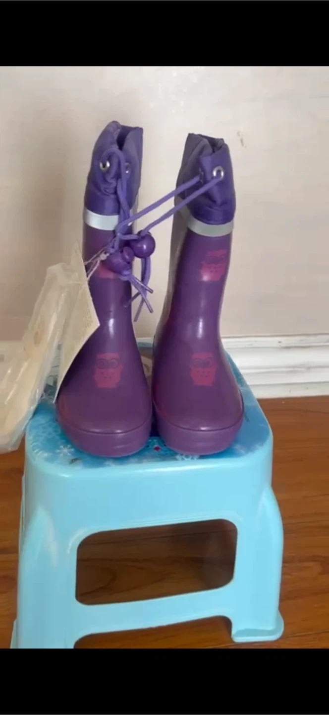 Kids Purple & Pink Rain Boots - photo 5