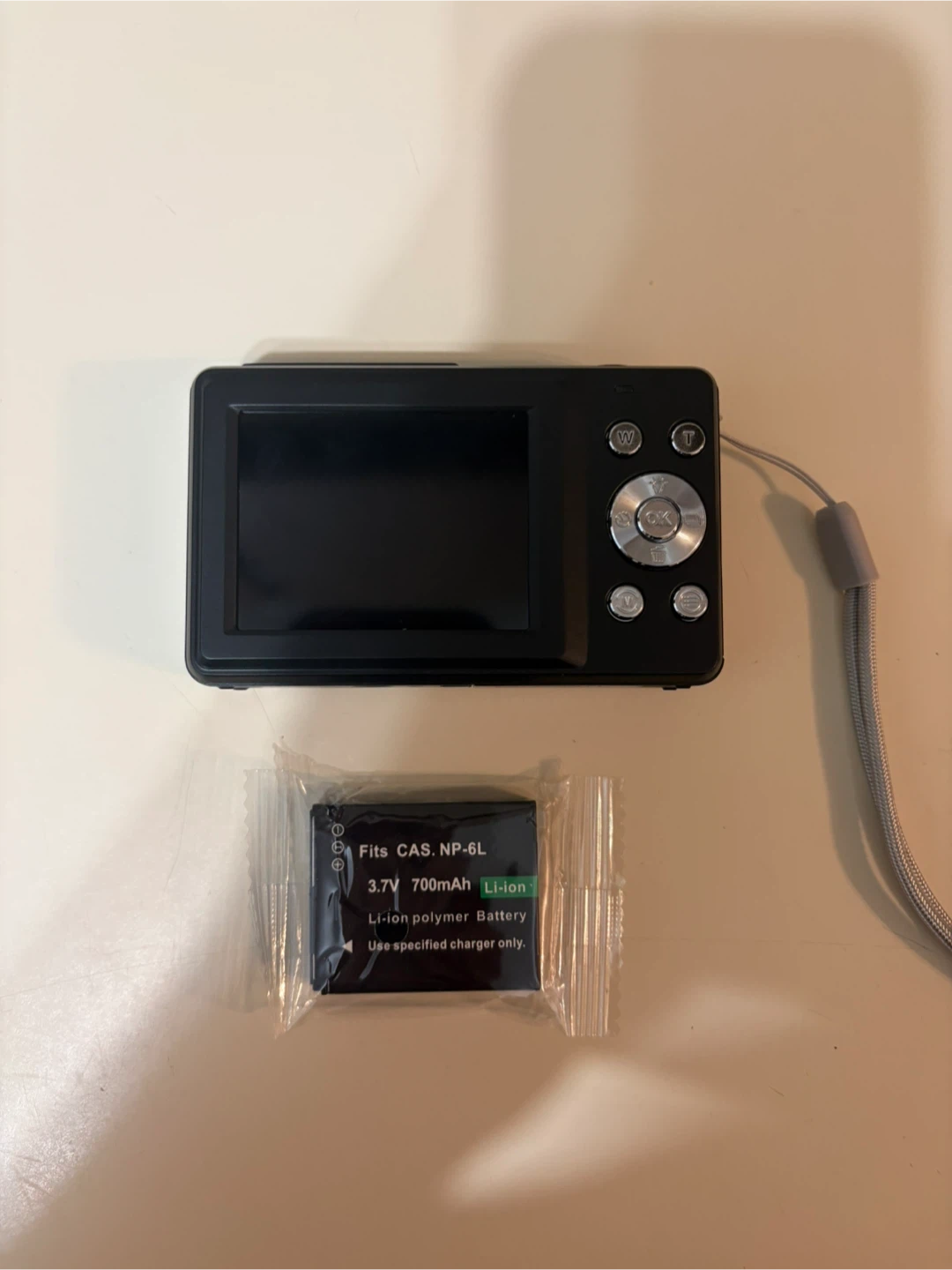 black digital camera