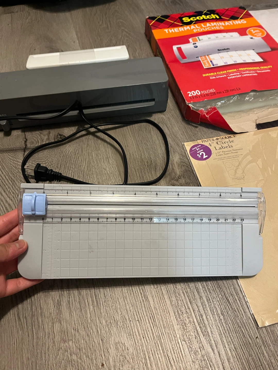 Laminator + Scotch Pouches + Paper Cutter & Supplies Bundle - photo 2