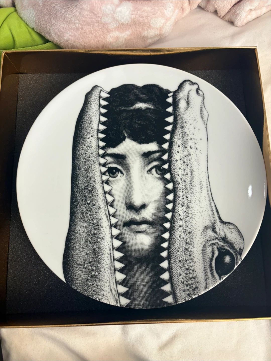 Authentic Fornasetti Tema e Variazioni Porcelain Plates