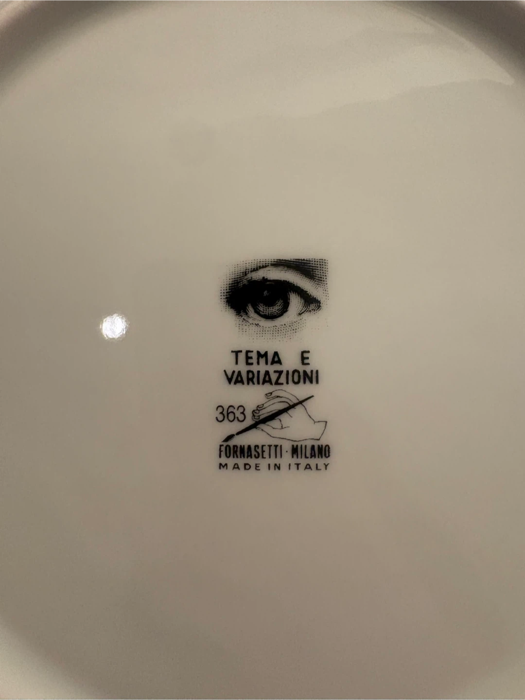 Authentic Fornasetti Tema e Variazioni Porcelain Plates - photo 5