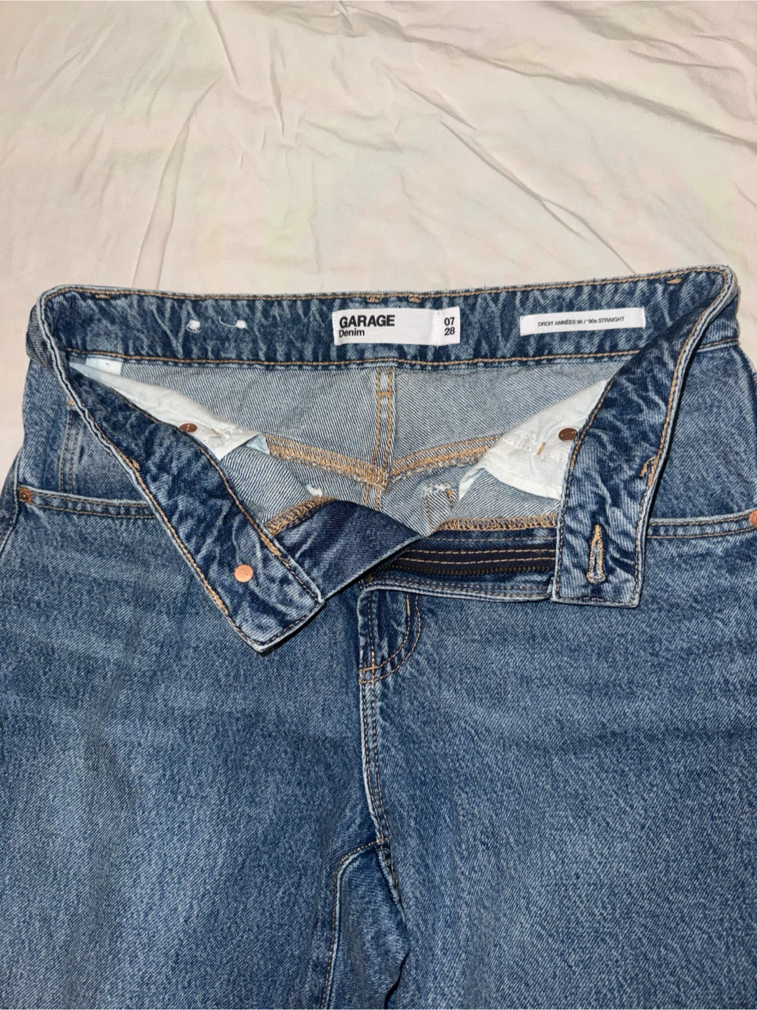 GARAGE 90s Straight Leg Denim Jeans - photo 3