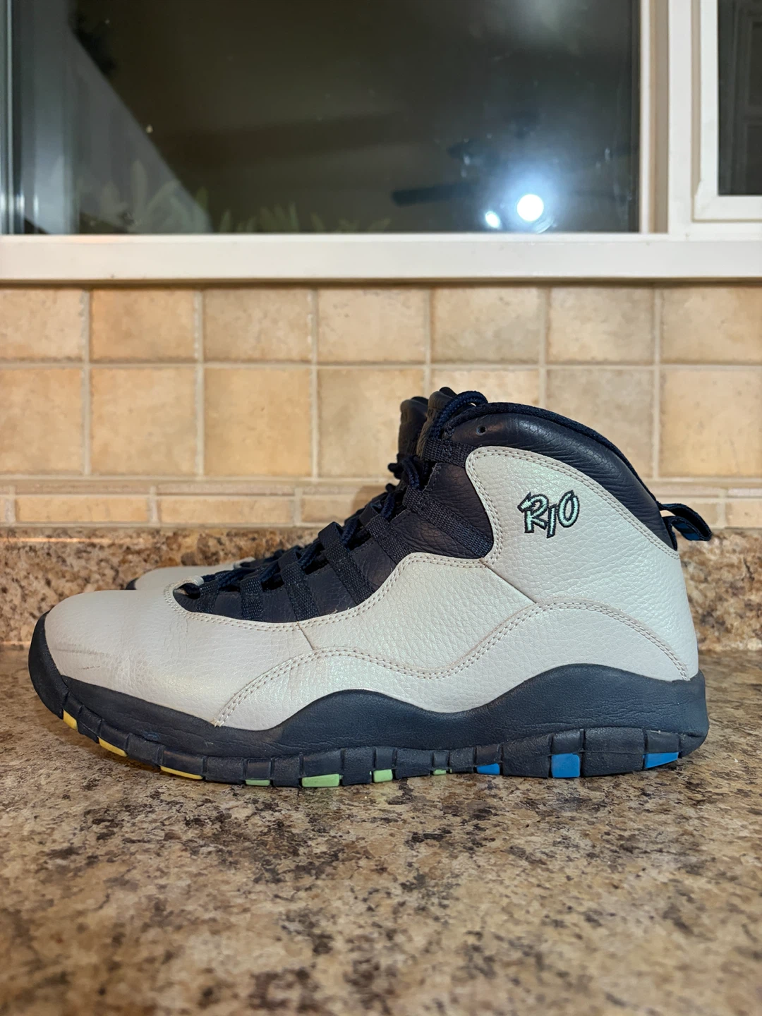 Air Jordan 10 Retro 'Rio' Sneakers - photo 3