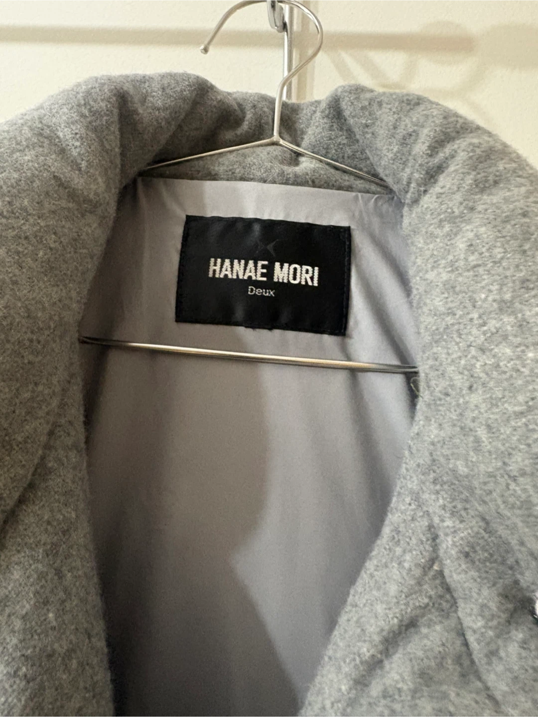 Hanae Mori Long Down Coat Size M Japan 9 Angora Blend Puffer - photo 2