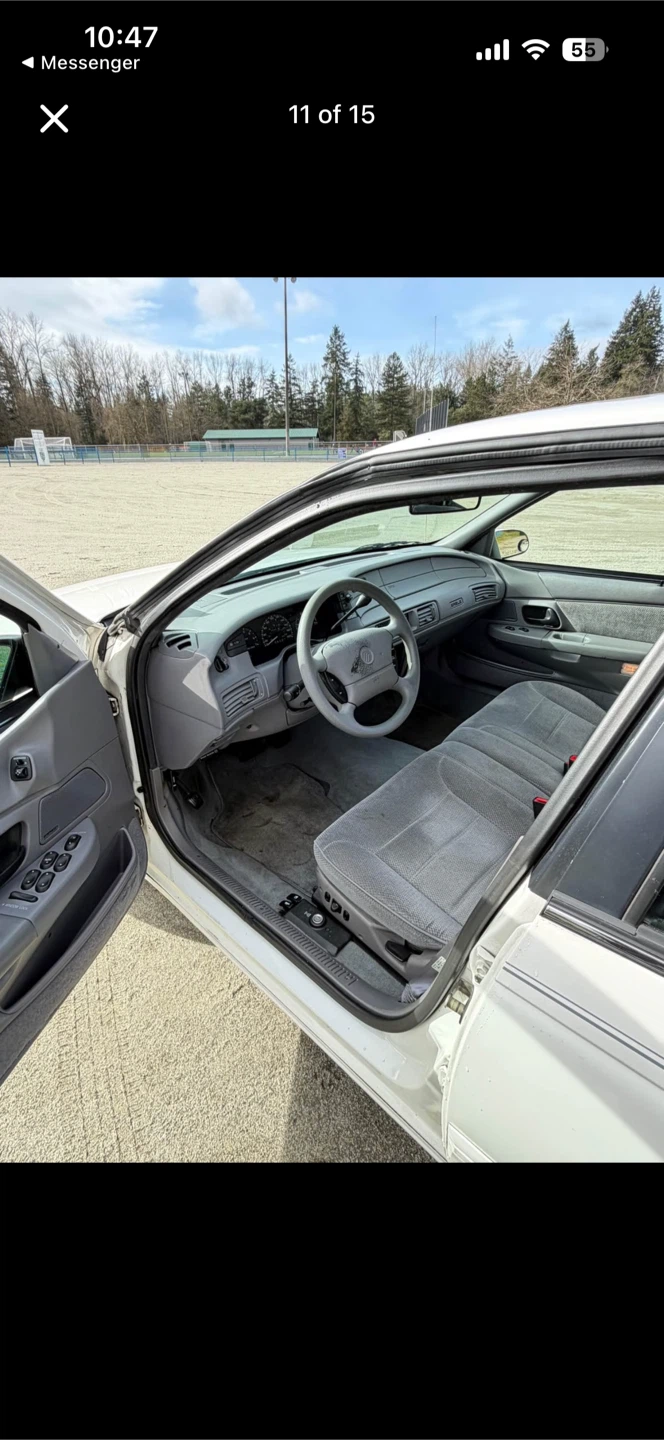 White Mercury Sable 1995 - photo 4