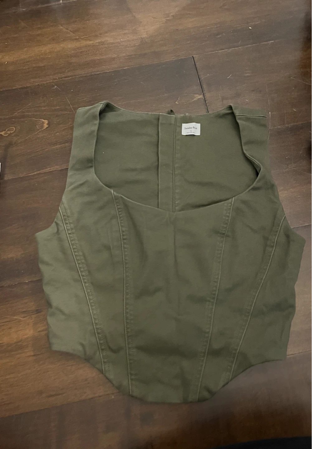 Aritzia Sundays best shiloh bustier top