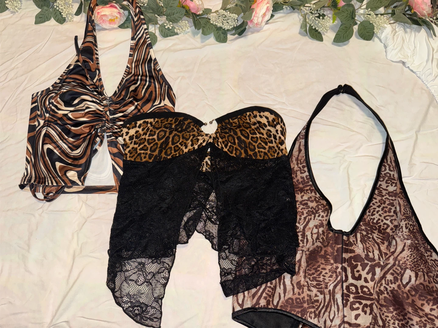 3-PIECE BUNDLE!! Leopard Print Tops