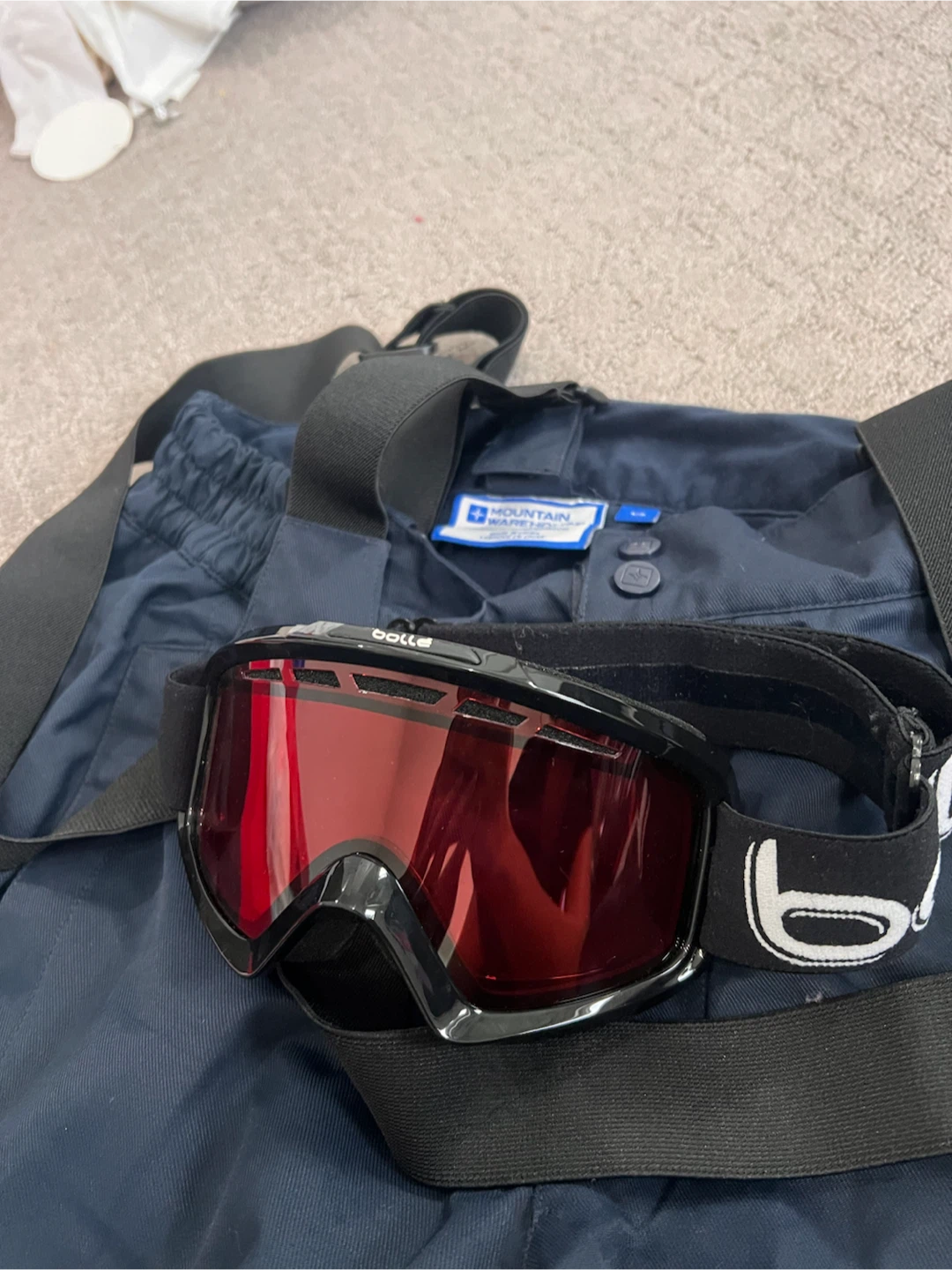 Bolle Snow Goggles and Mountain Warehouse Ski Pants