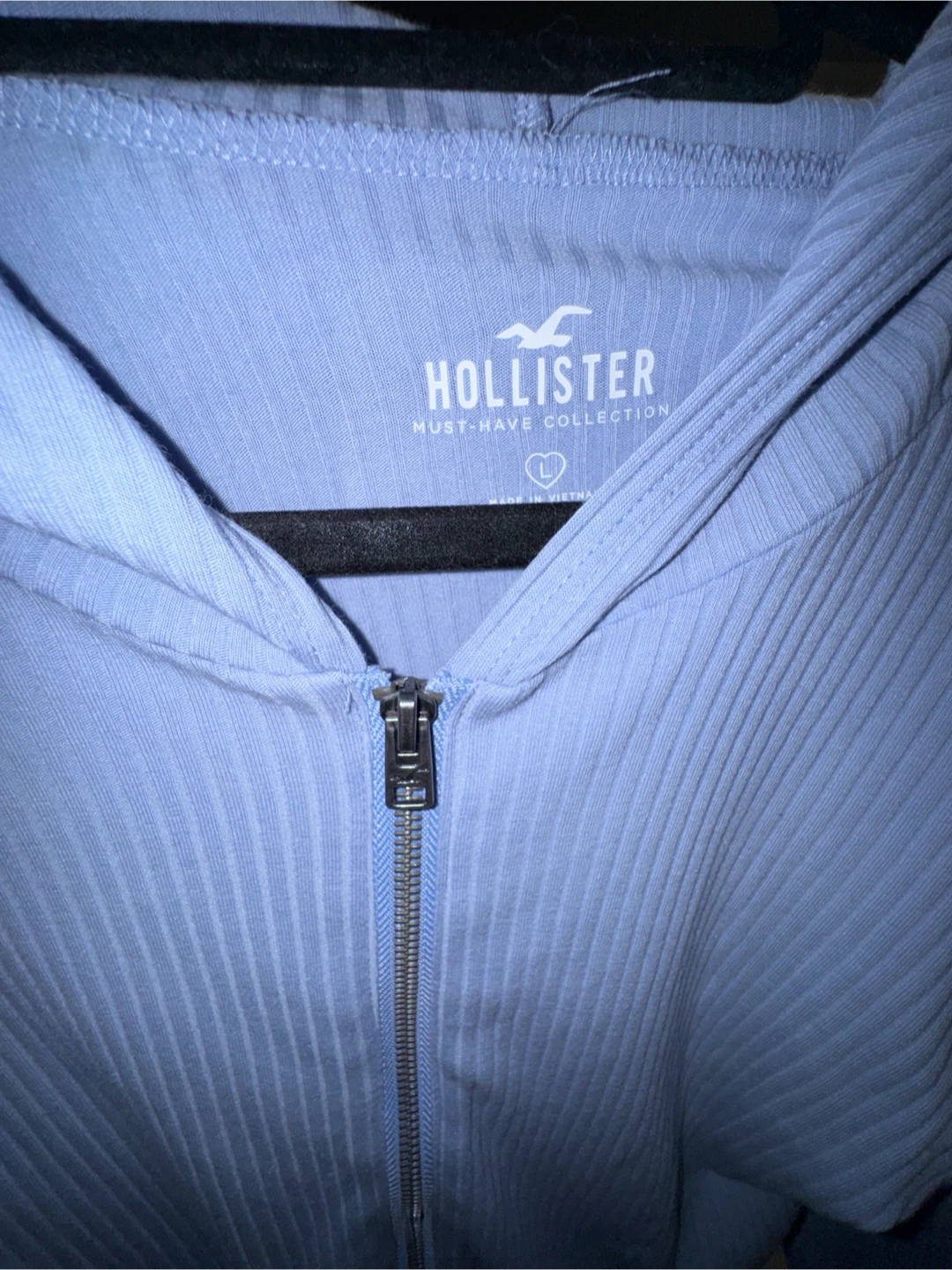 Hollister Ribbed Zip-Up Hoodie - photo 3