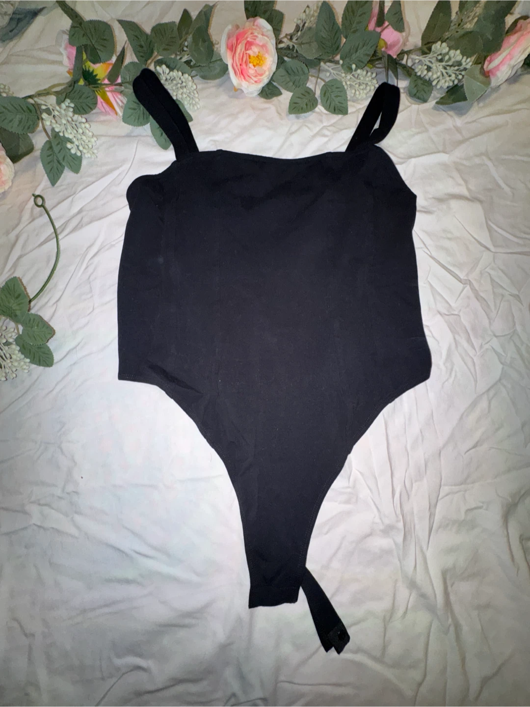 Never-worn H&M Black Bodysuit