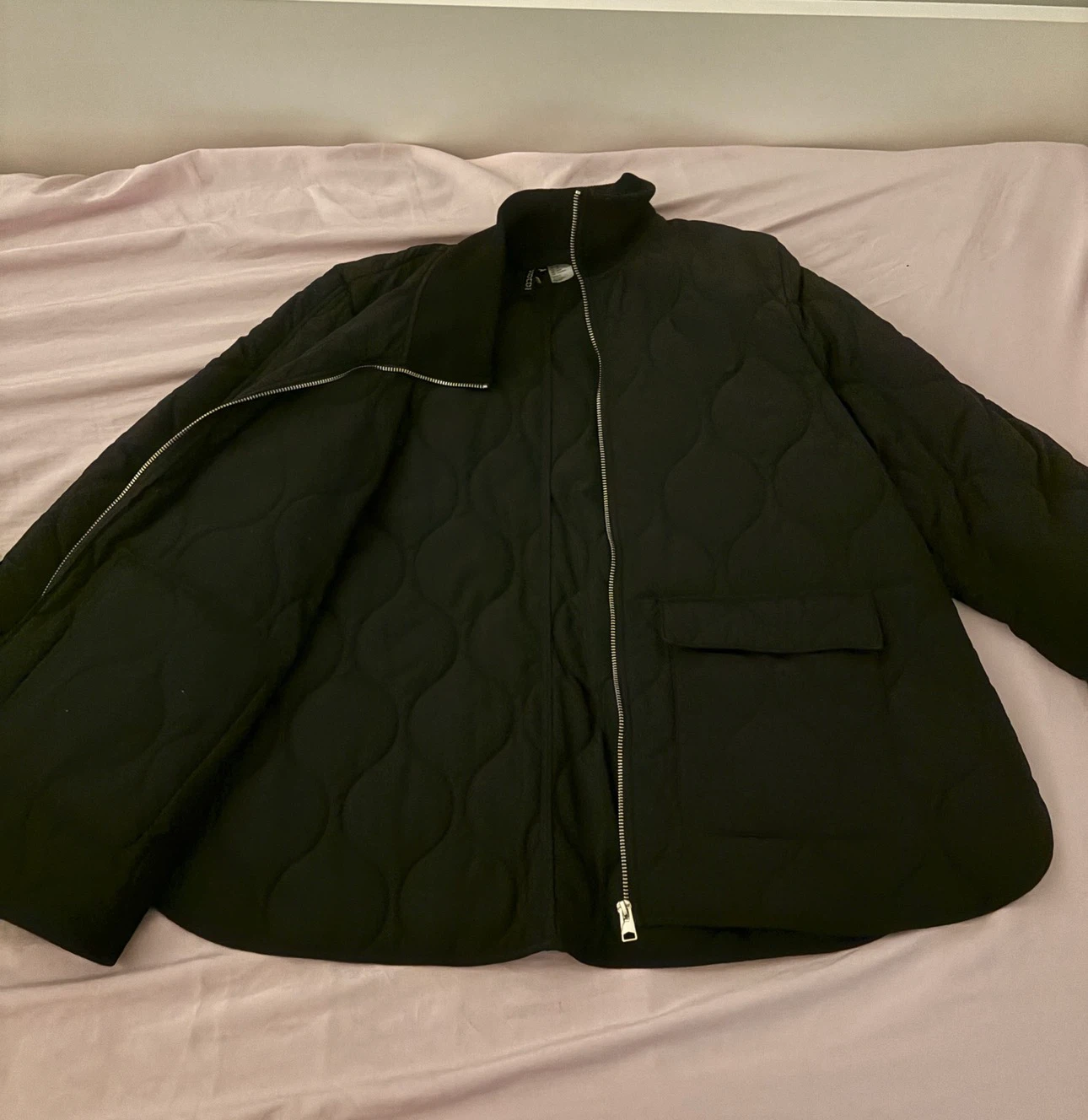 H&M Divided Black Quilted Jacket