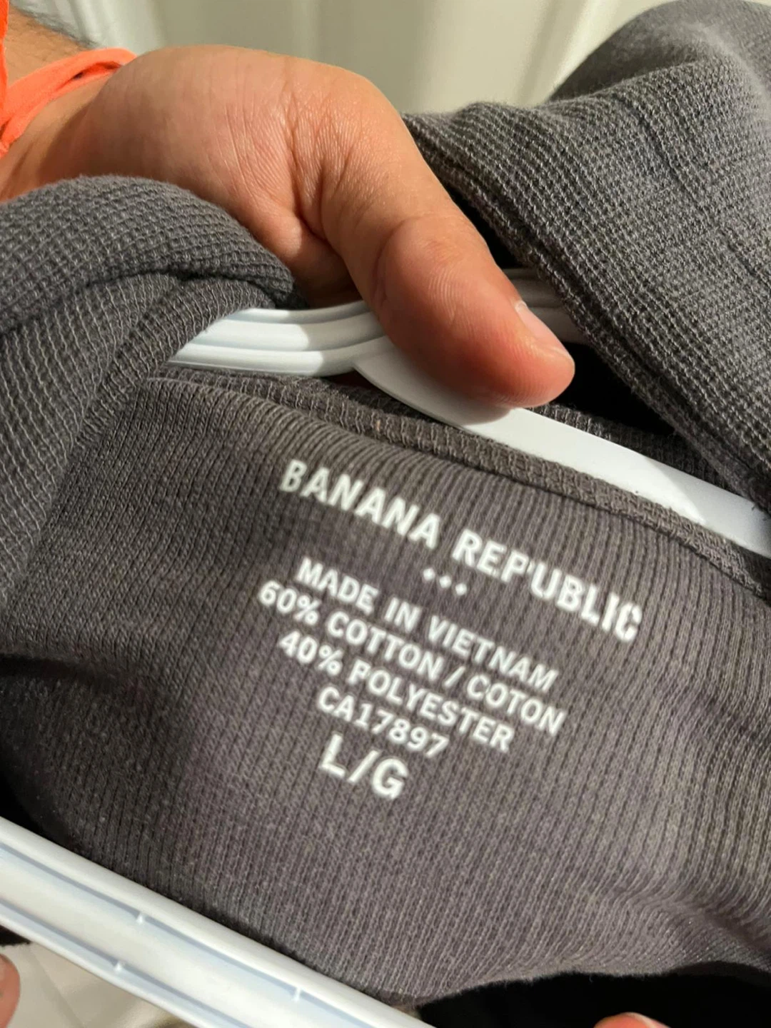 Banana Republic Grey Hooded Shirt/Sweater - photo 2