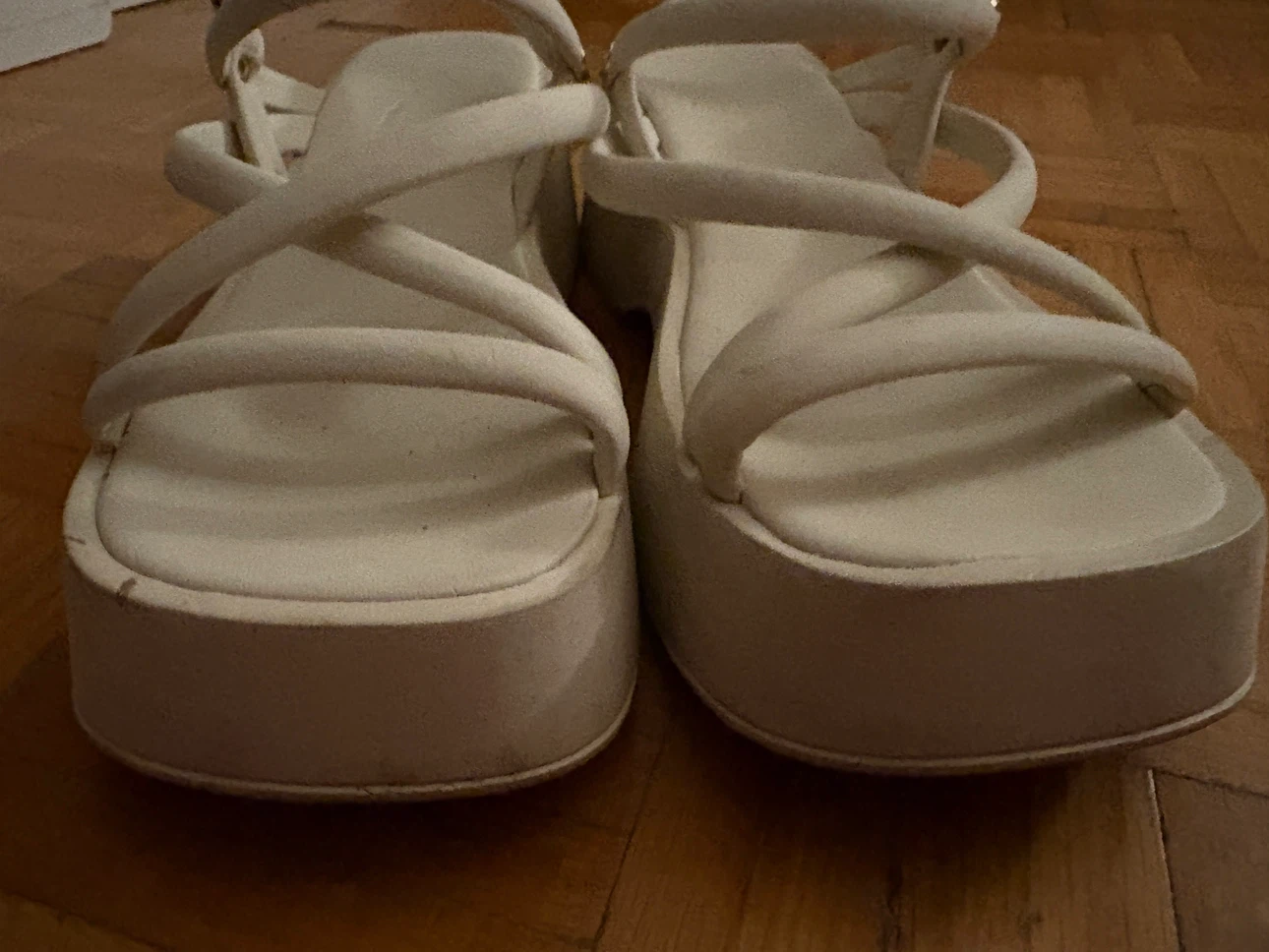 White Platform Sandals - photo 2