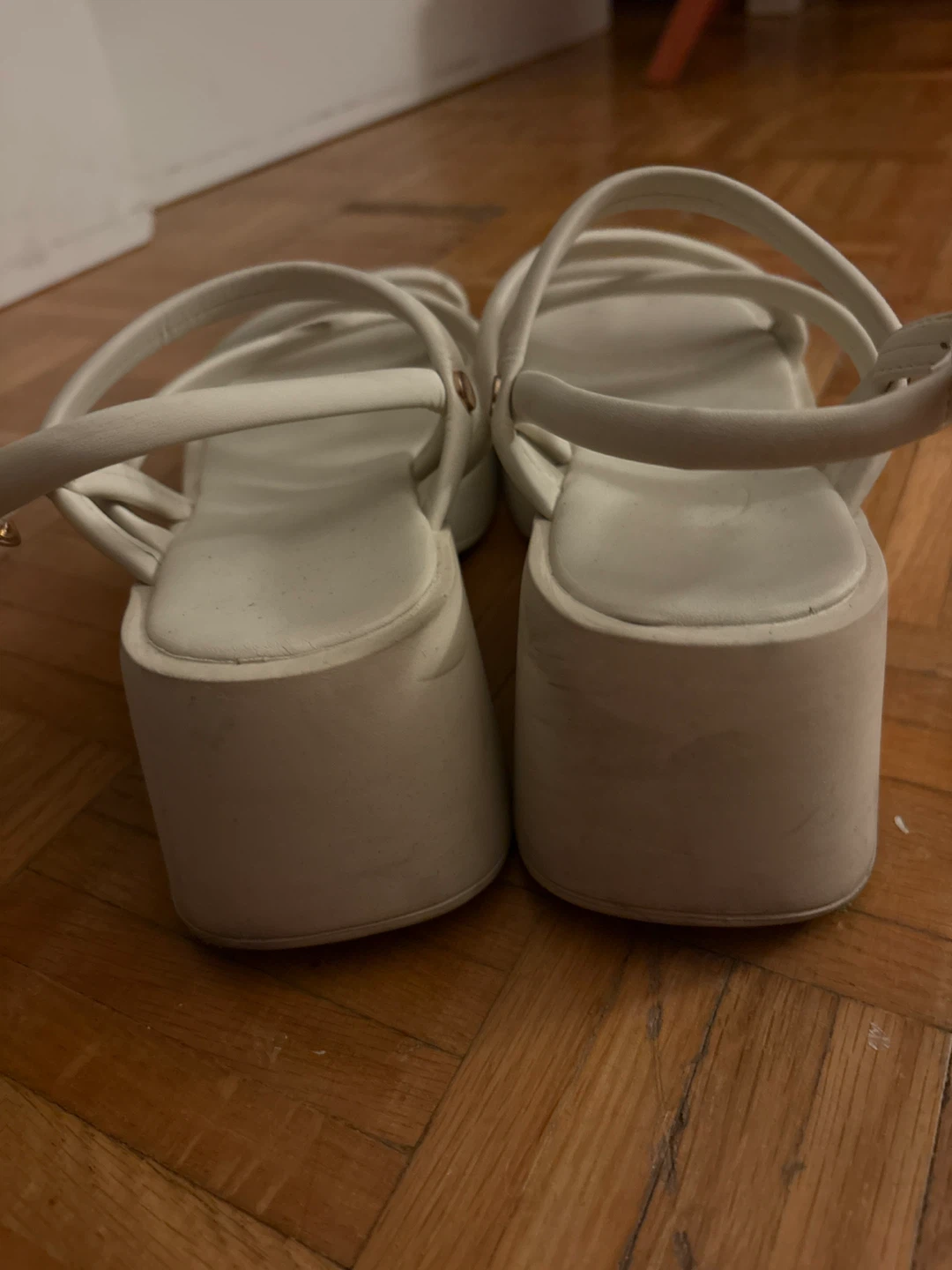 White Platform Sandals - photo 5