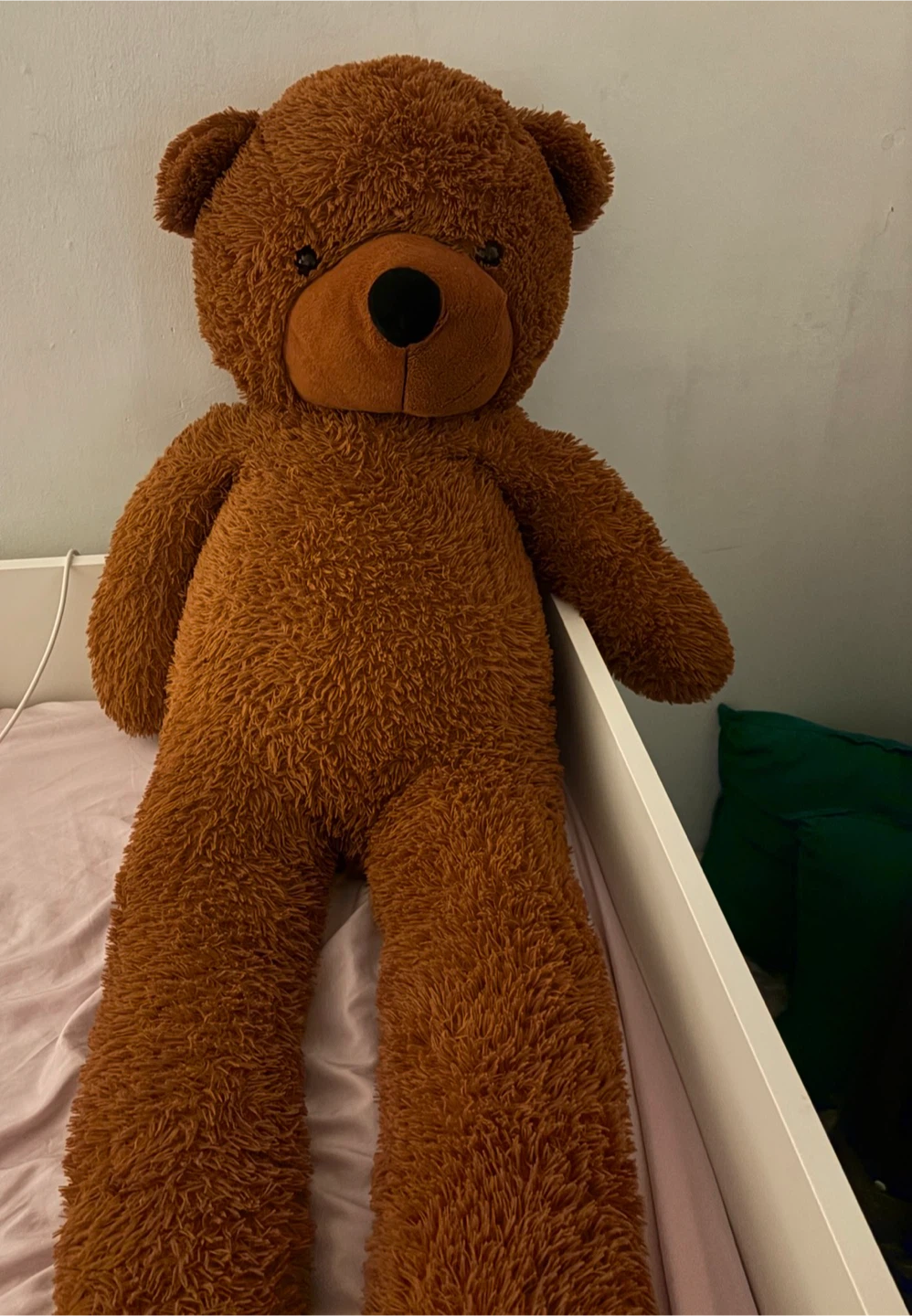 Large cute brown plush teddy bear