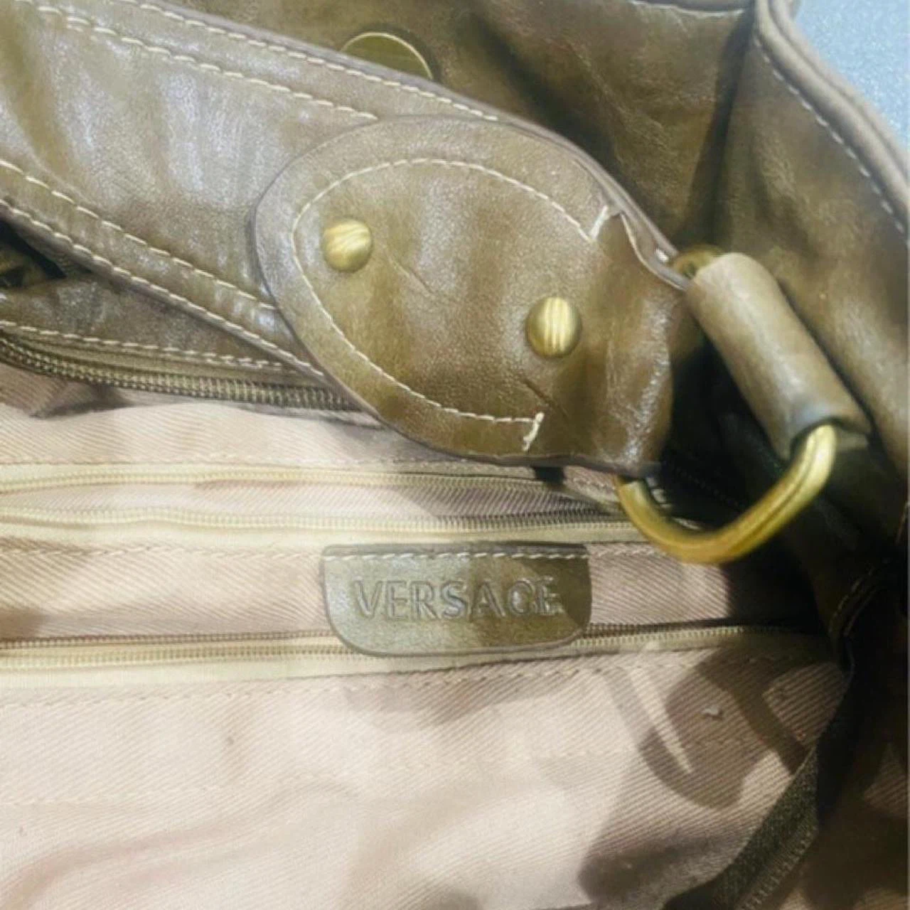 Versace Leather Tote Bag - photo 4