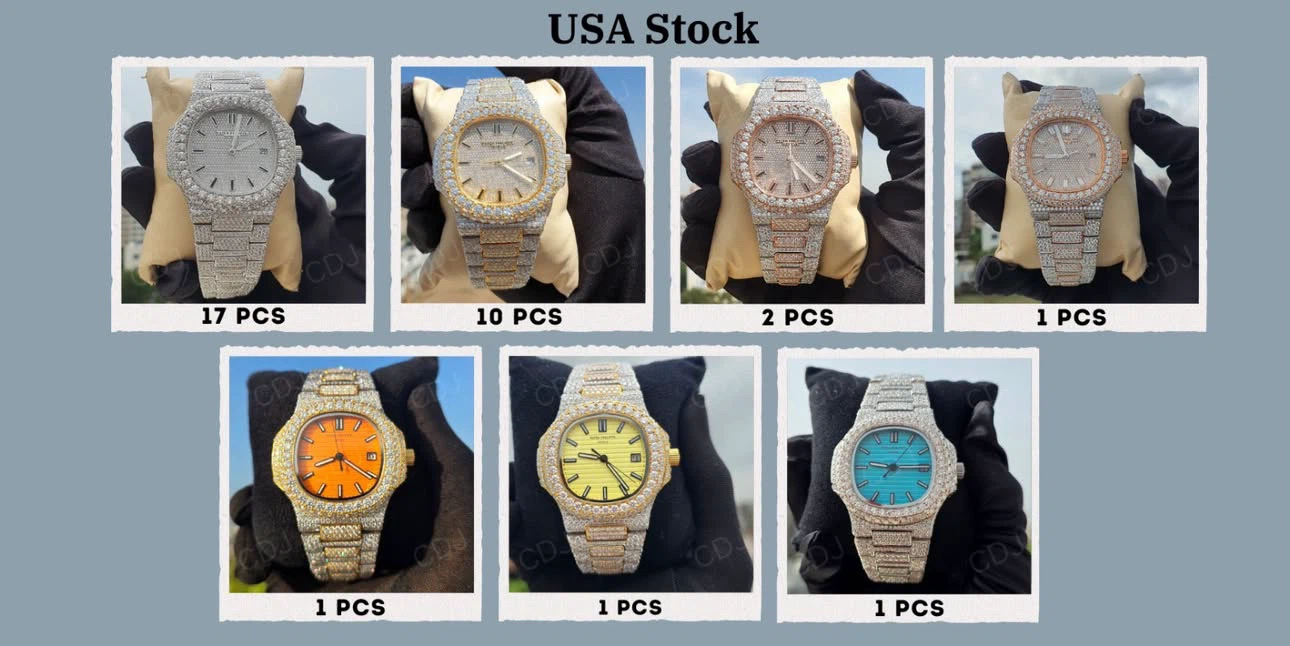 Assorted Luxury Style Iced Out Watches