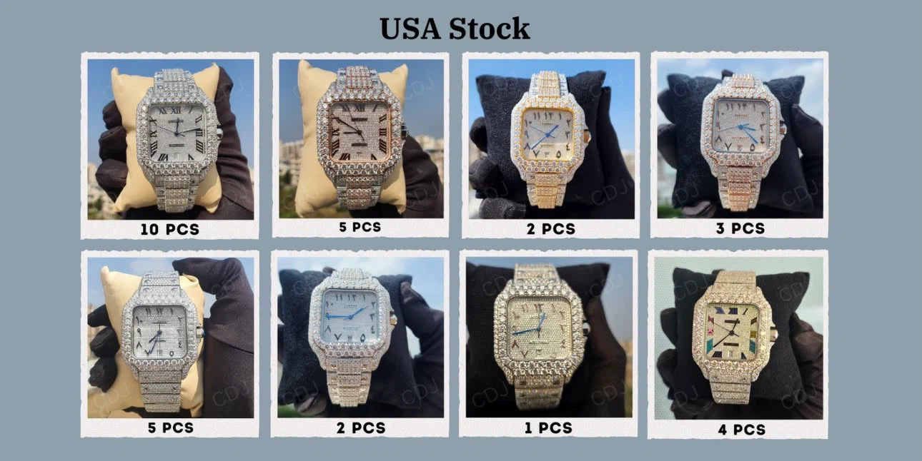 Assorted Luxury Style Iced Out Watches - photo 2