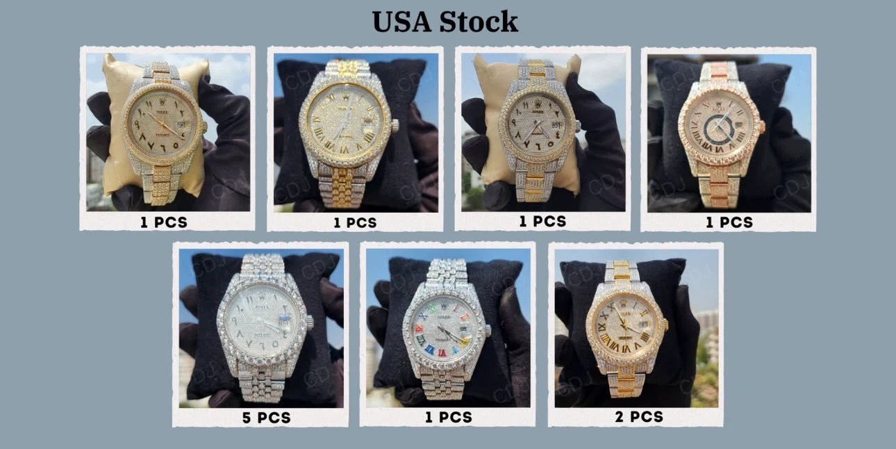 Assorted Luxury Style Iced Out Watches - photo 5
