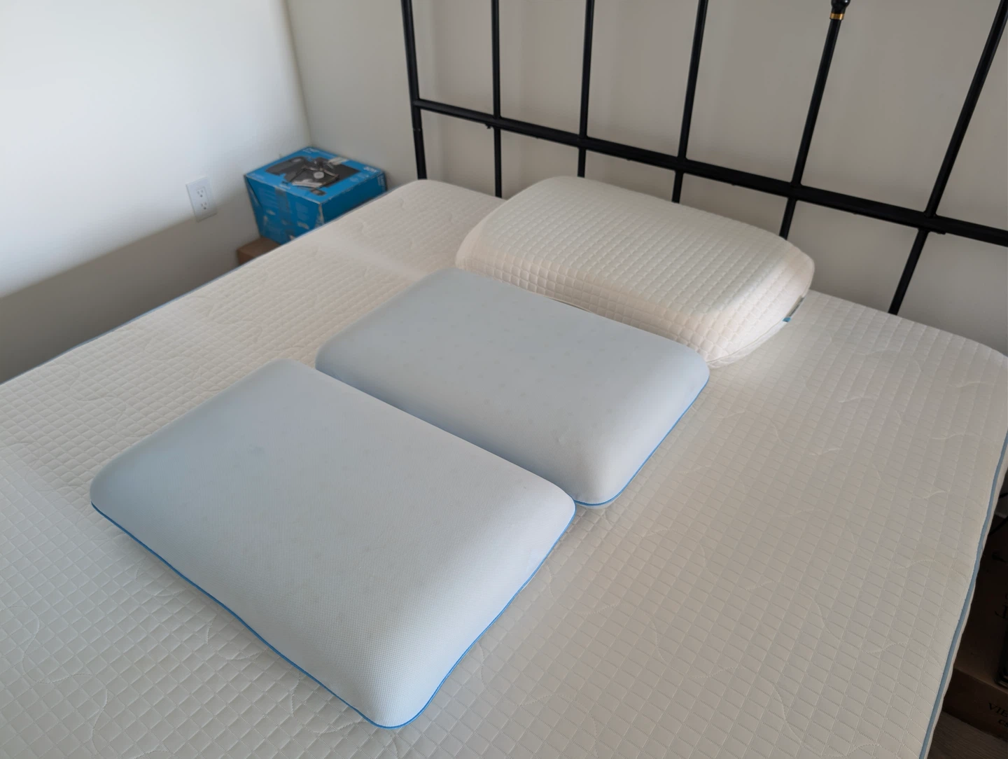 Queen Bed Frame with Mattress