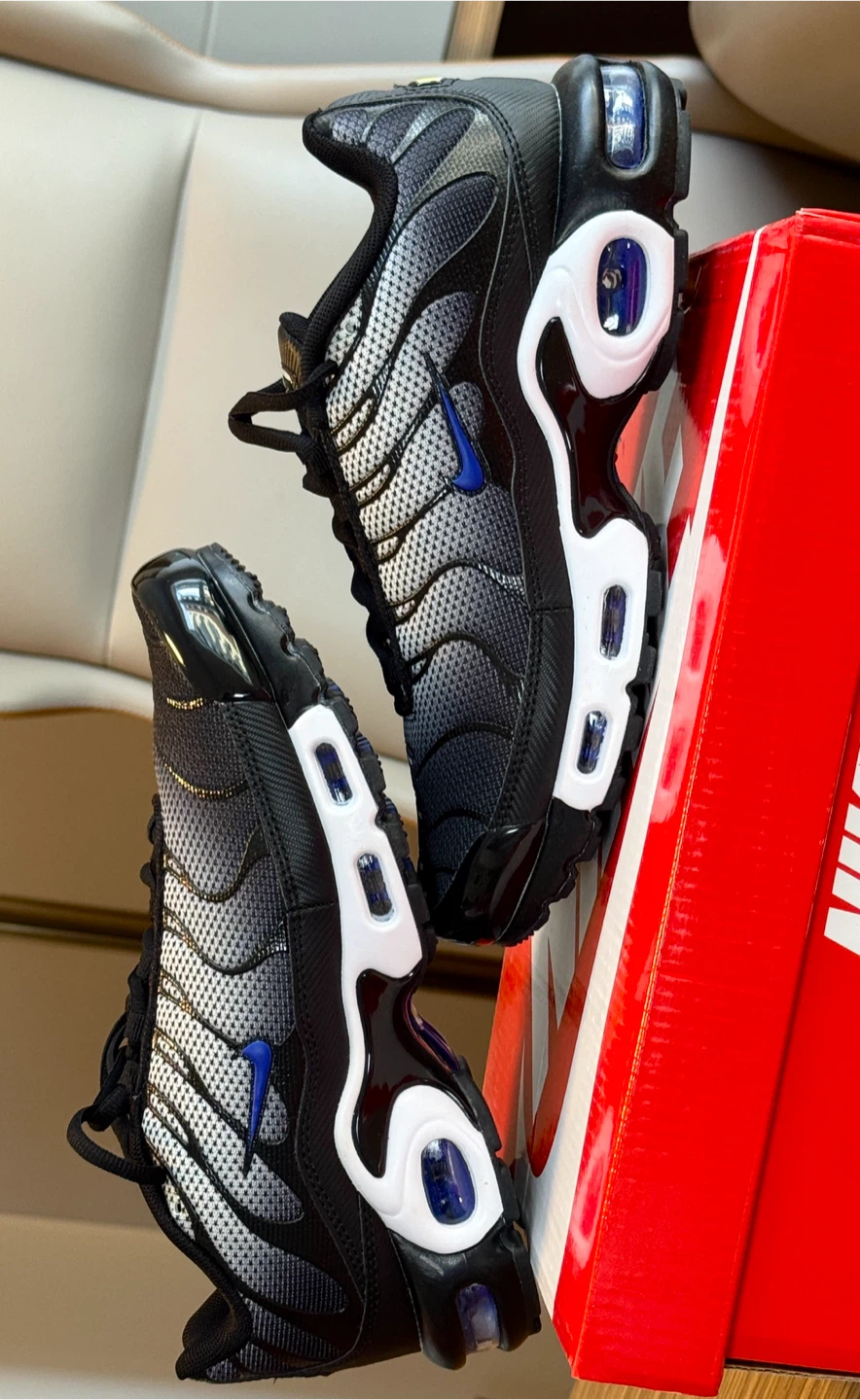Nike Air Max Plus TN SE Chaussures Noir Bleu Blanc - photo 3