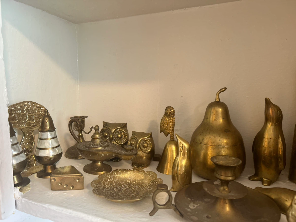 Collection of Brass Decorative Items - photo 2