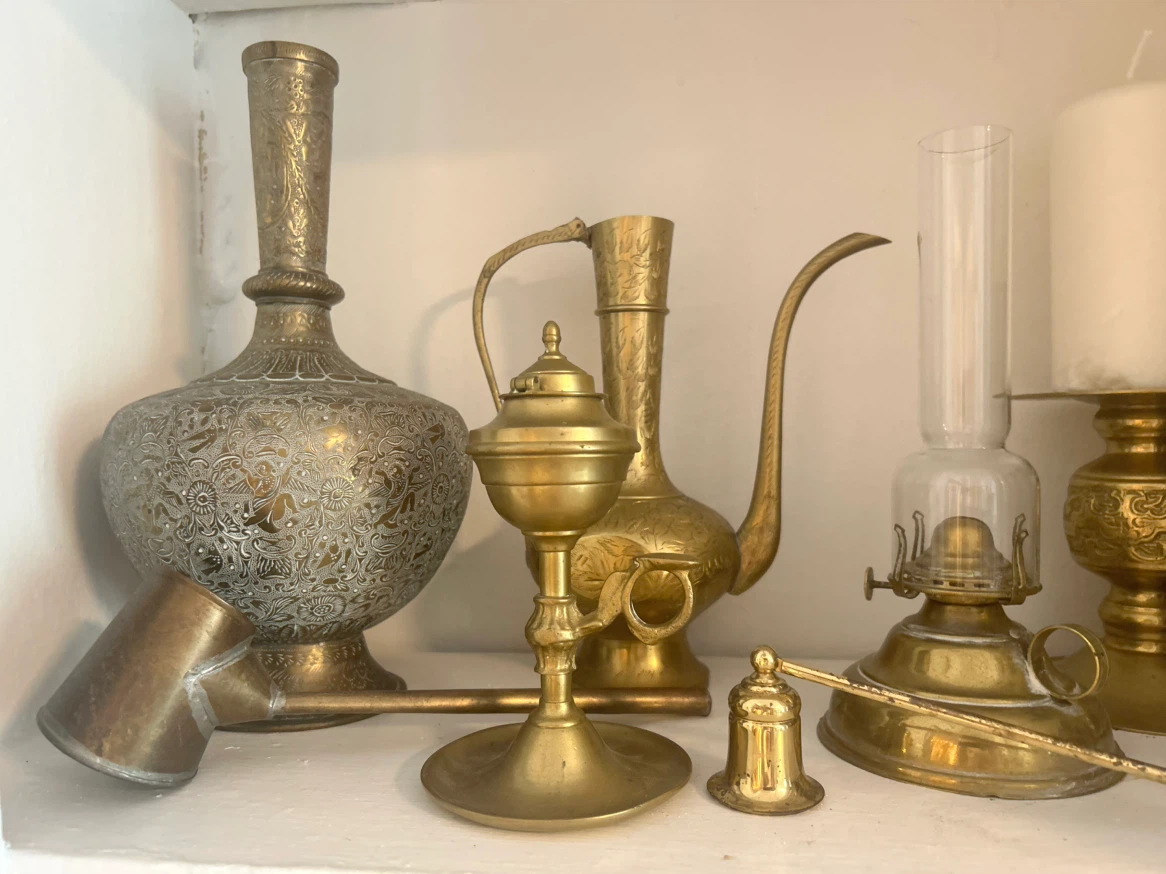 Collection of Brass Decorative Items - photo 4