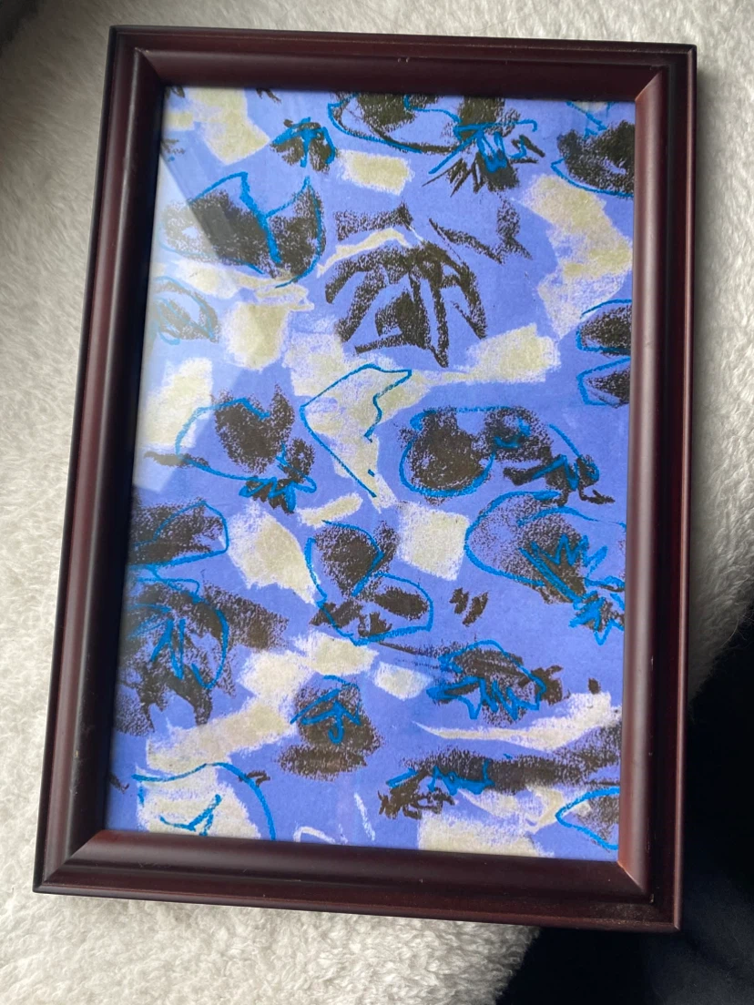Dark Wood Picture Frame