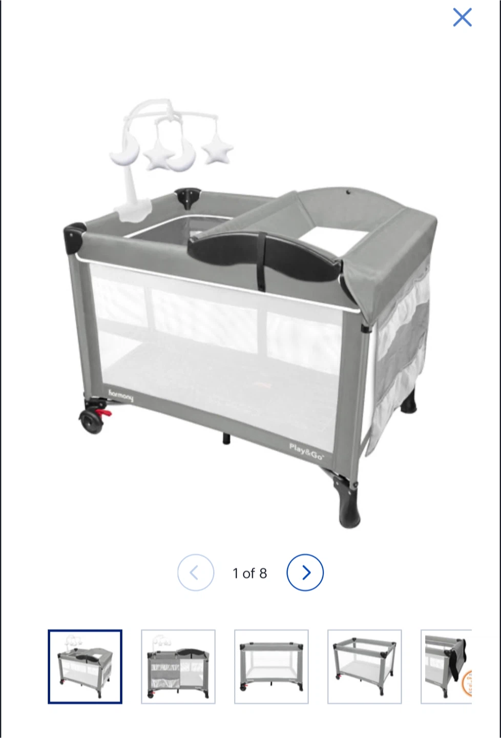 Harmony Play & Go Complete Portable Playard