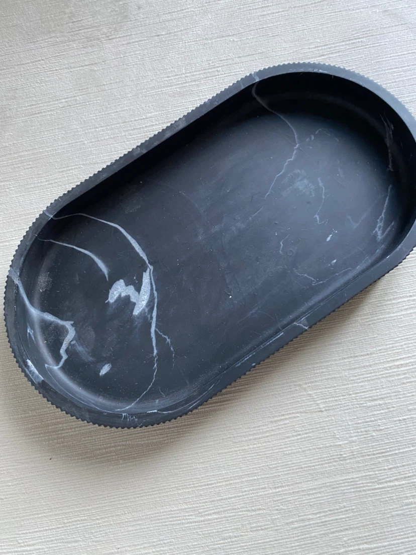 Oval Marble Tray