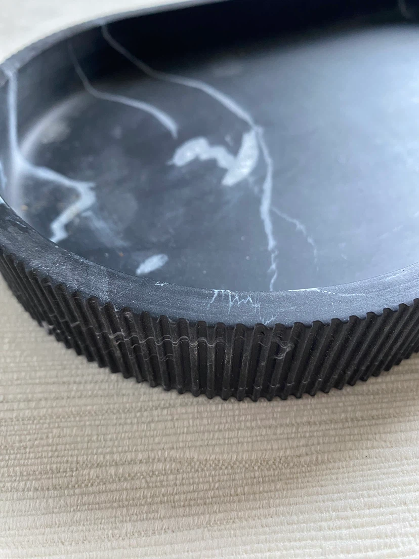 Oval Marble Tray - photo 2
