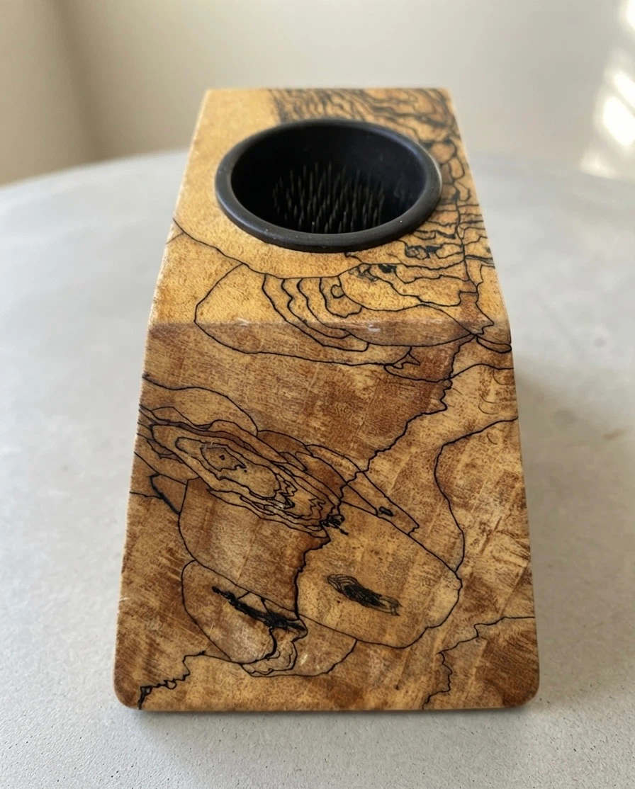 Wooden Kenzan Flower Holder - photo 3