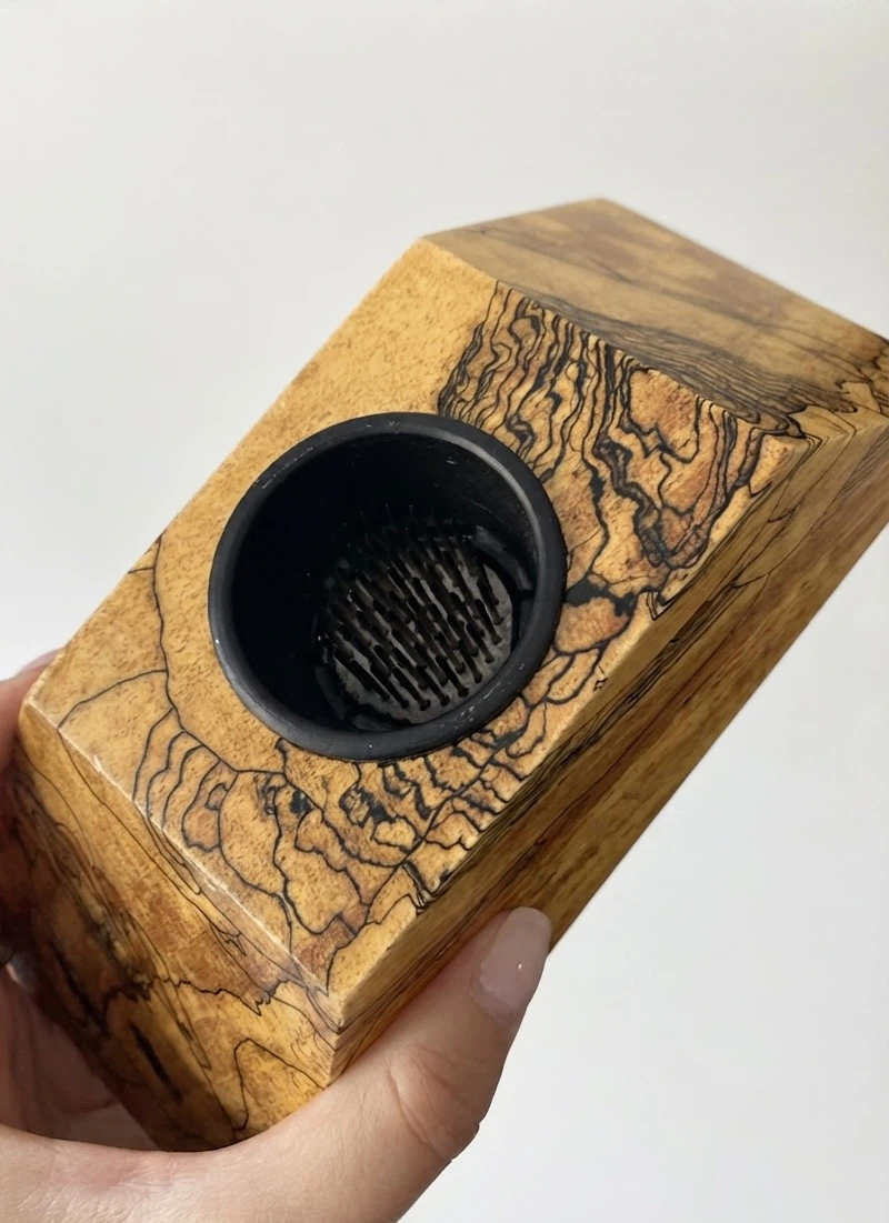 Wooden Kenzan Flower Holder - photo 5