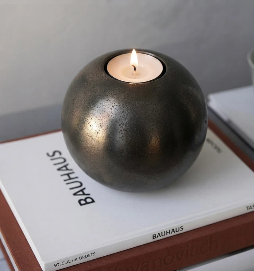 Spherical Metal Tealight Holder