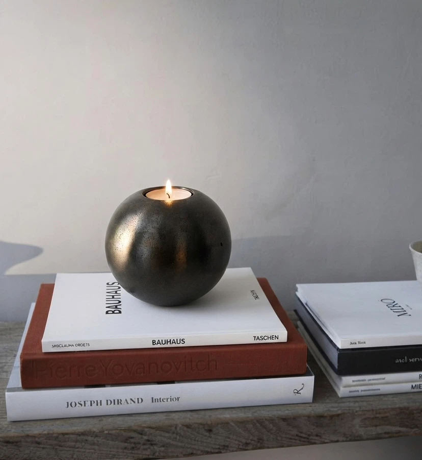 Spherical Metal Tealight Holder - photo 2
