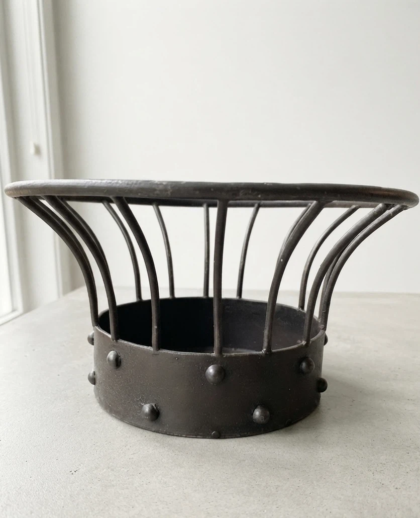 Iron Metal Wire Fruit Bowl Basket