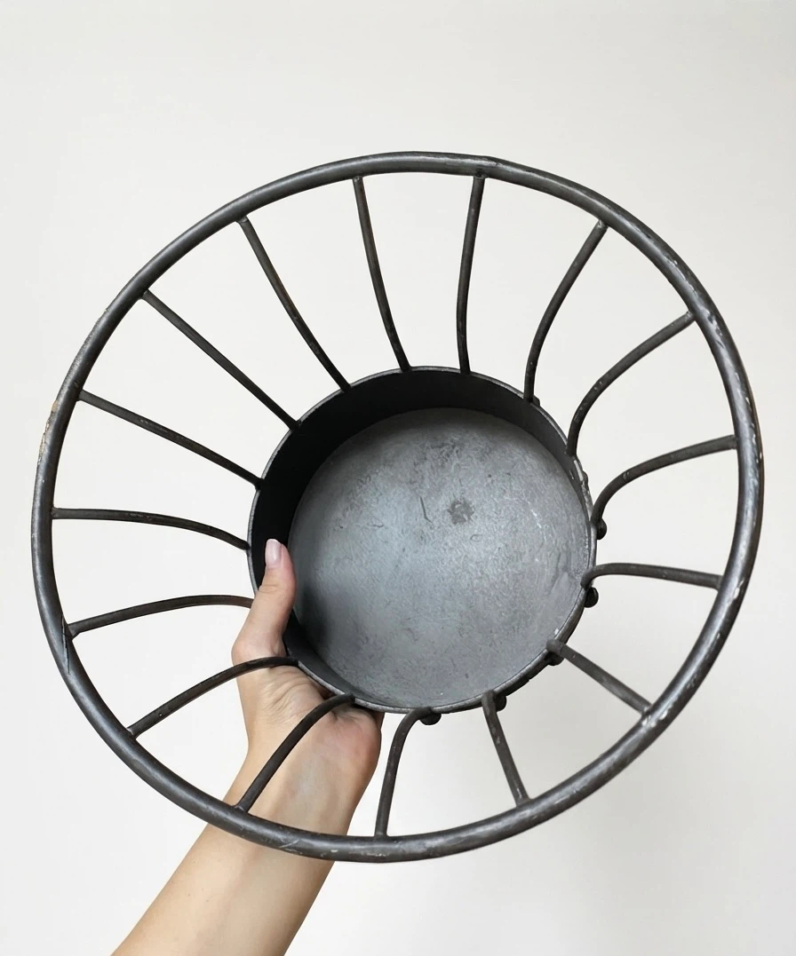 Iron Metal Wire Fruit Bowl Basket - photo 4