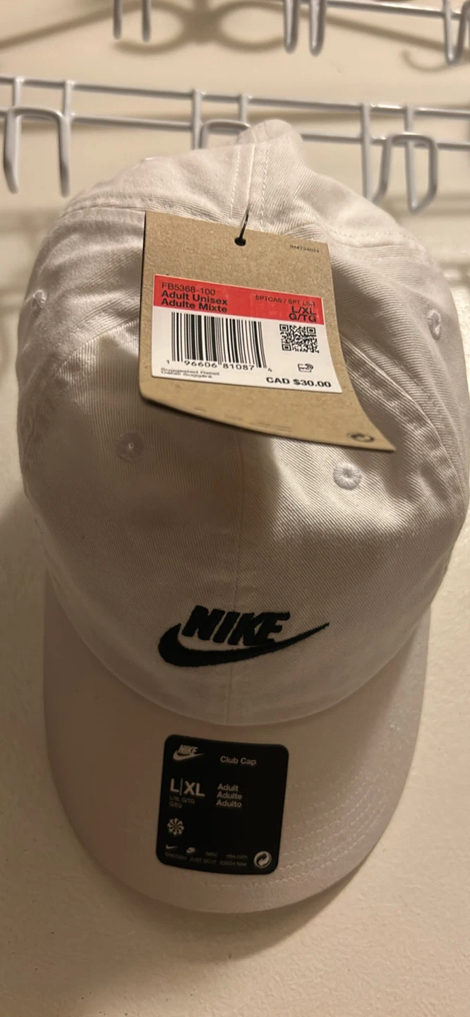 Nike Club Cap L/XL White