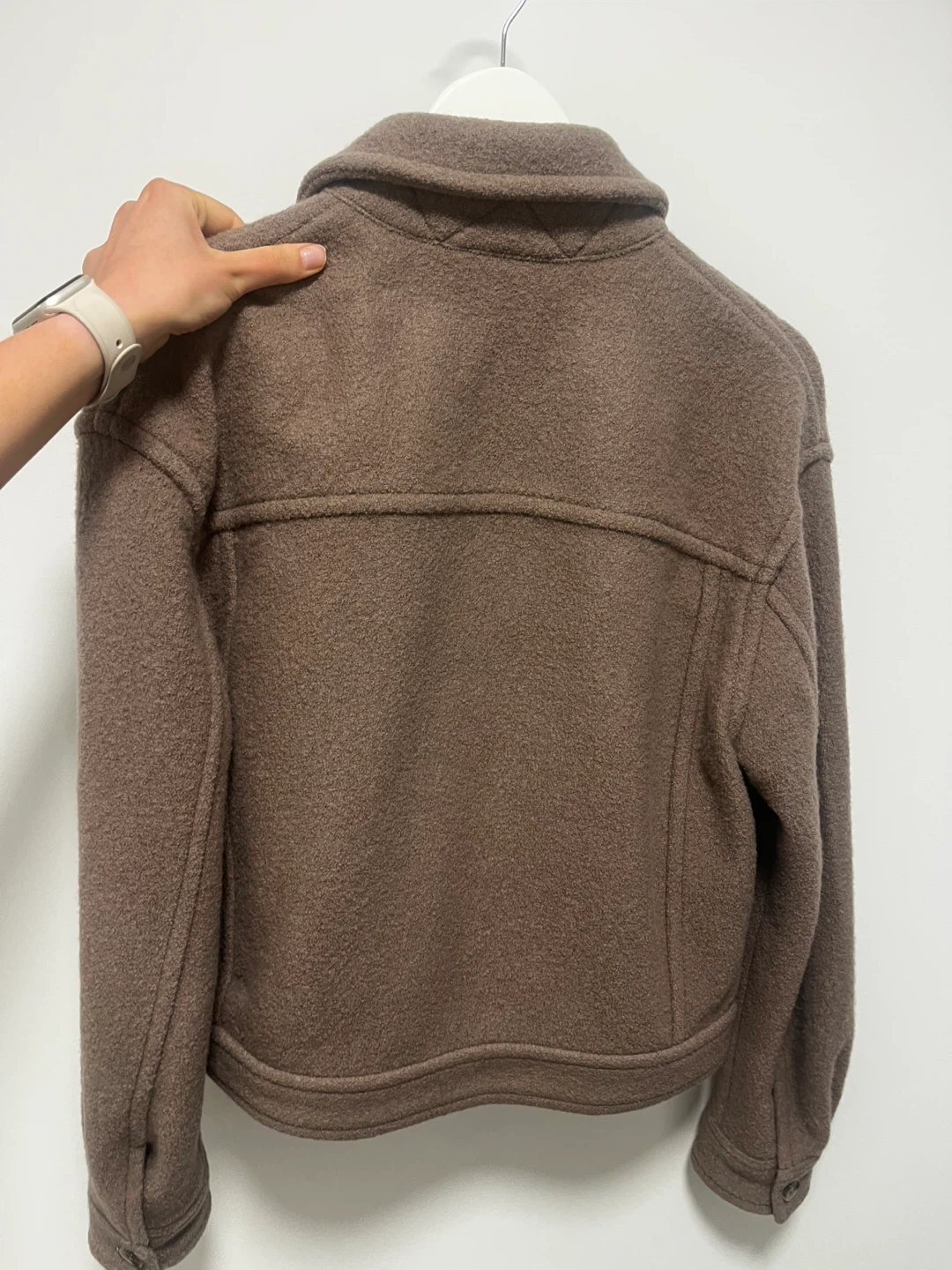 Aritzia Wilfred Free Mauve Cropped Jacket - Medium - photo 2