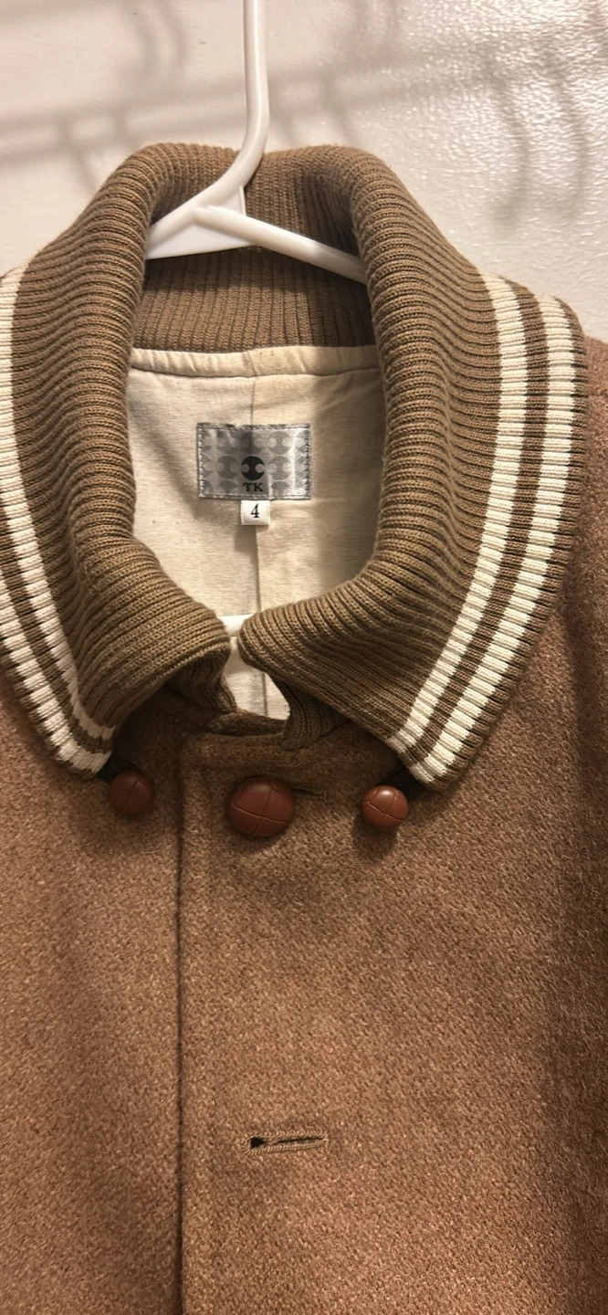 Men's Wool Blend Varsity Jacket - photo 2