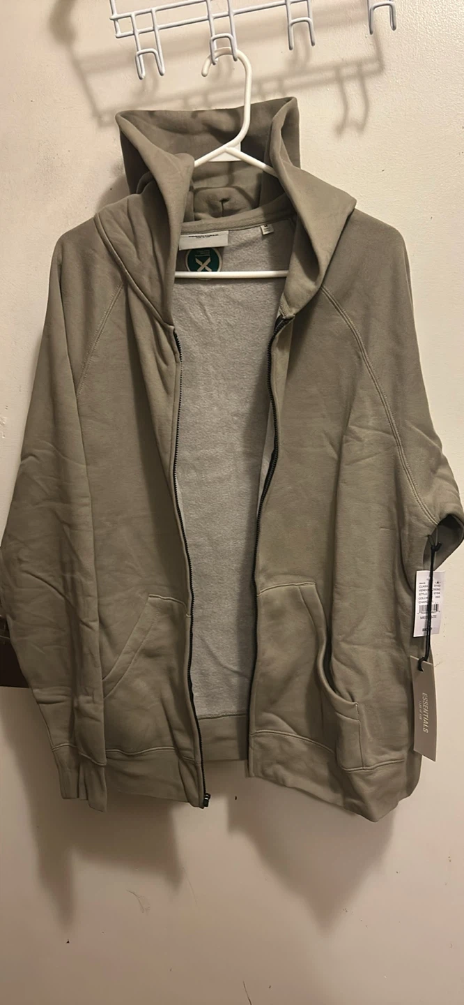 ESSENTIALS Fear of God Full Zip Hoodie