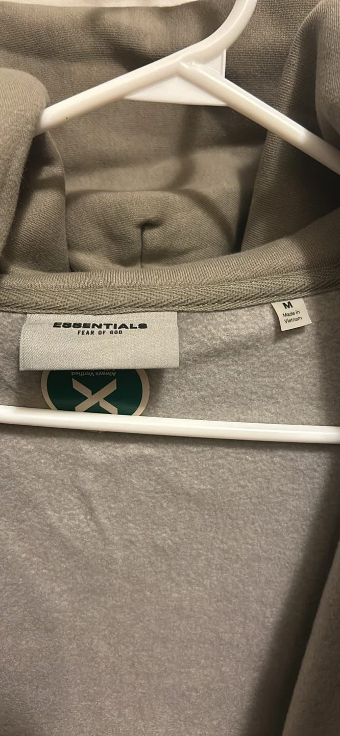 ESSENTIALS Fear of God Full Zip Hoodie - photo 3