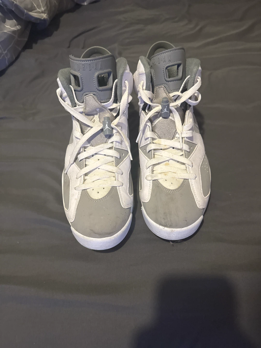 Air Jordan 6 Retro White Grey Sneakers