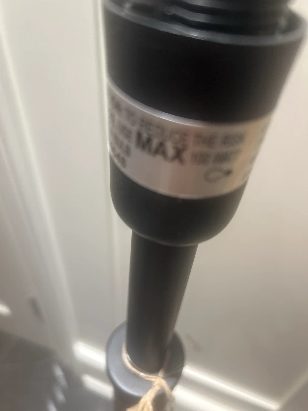 Handmade Wooden Floor Lamp – Solid Wood & Metal Base – $50 - photo 3