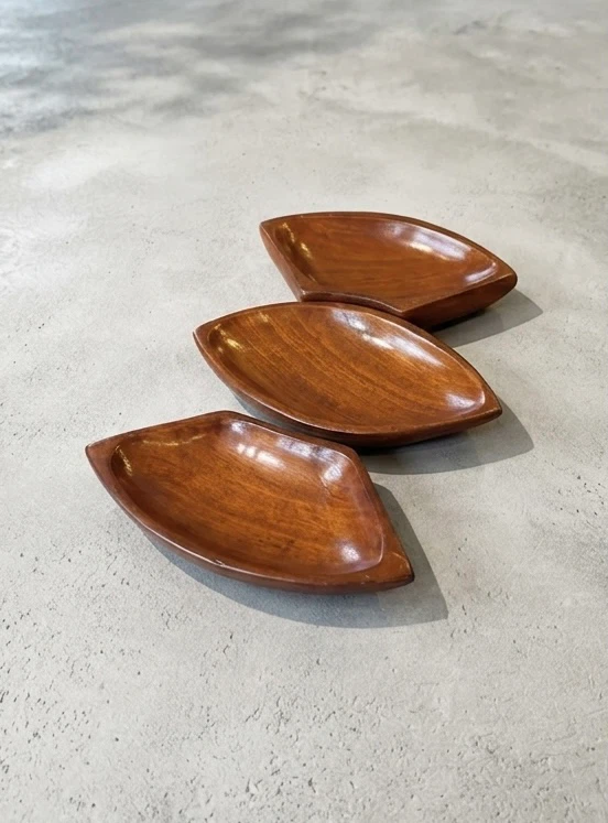 Set of 3 Wooden Nesting Trays