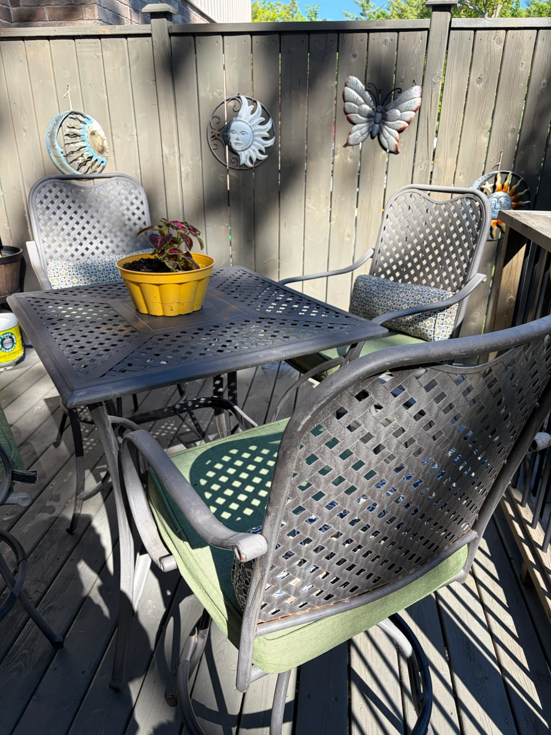Metal Patio Bistro Set - photo 2