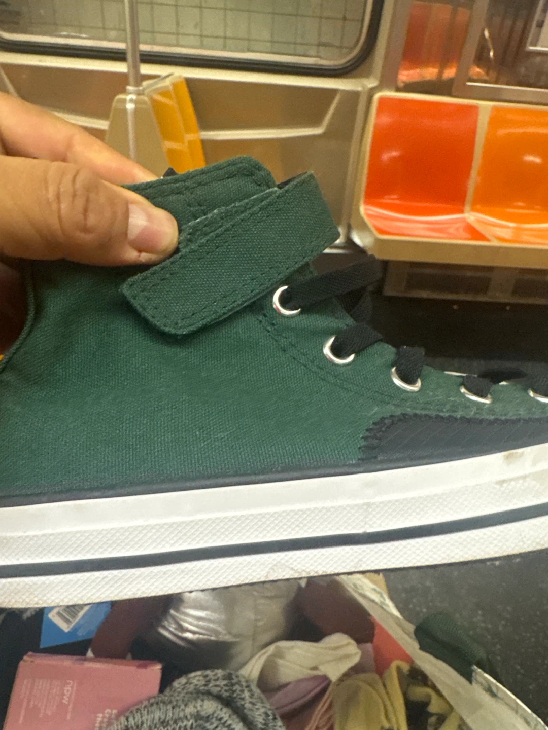 Green High-Top Sneakers - photo 2