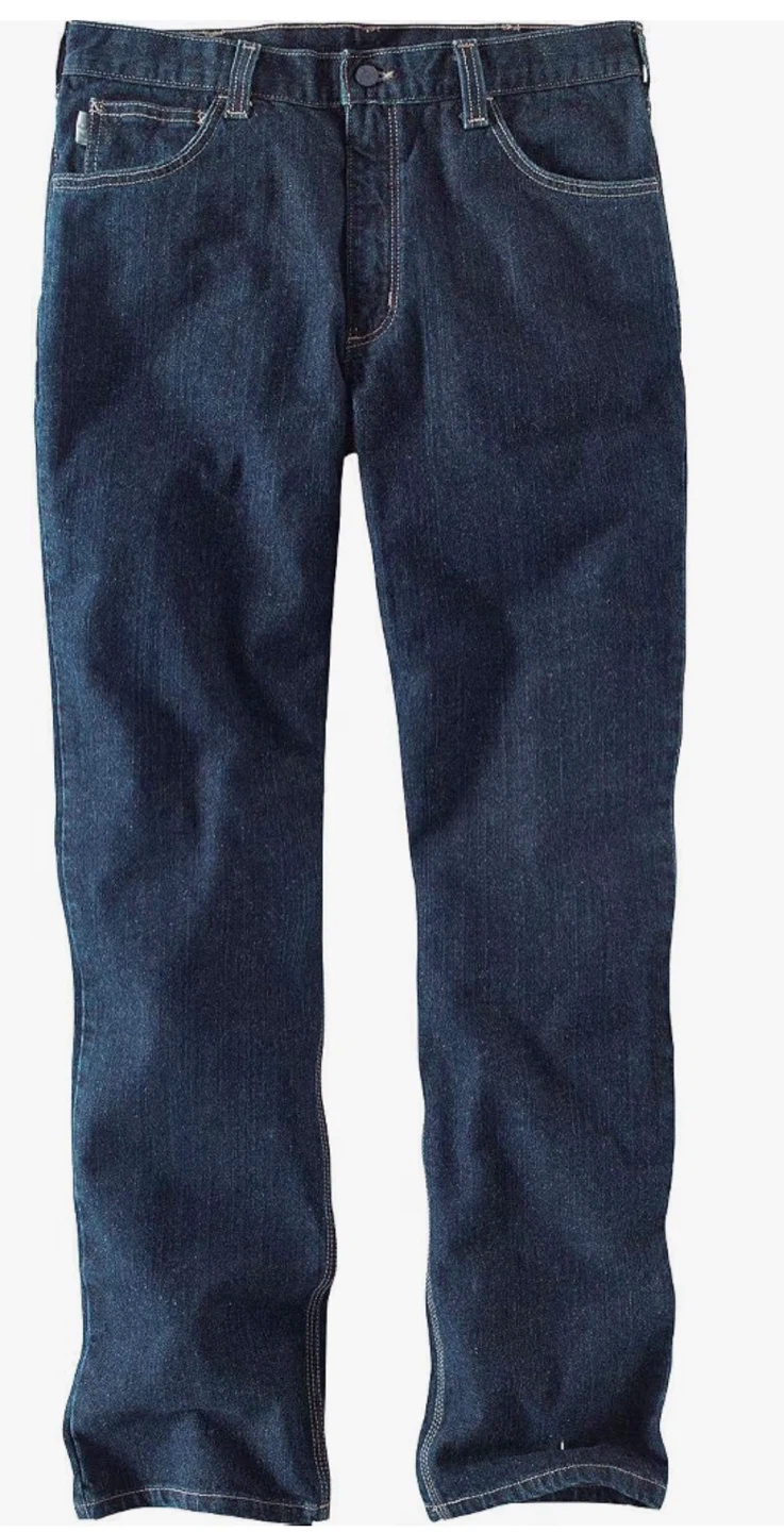 Carhartt Men's Flame Resistant Relaxed Fit Denim Jeans - photo 2