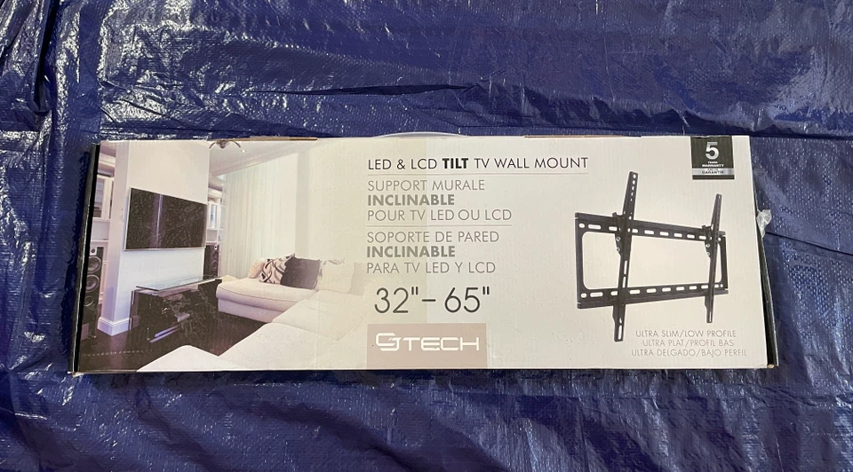 GTech LED & LCD Tilt TV Wall Mount 32"-65"
